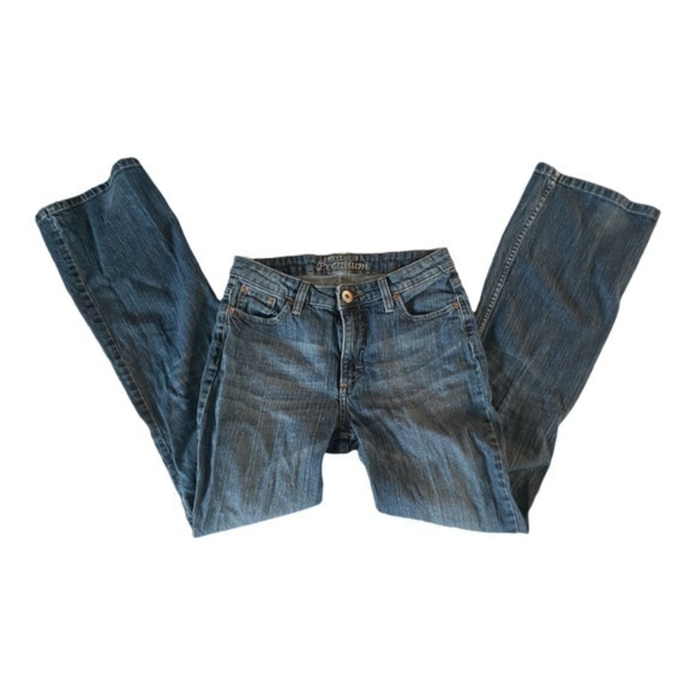 2/$40.  Riders by Lee Womens Medium Wash Bootcut Jeans Mid-Rise Size 8M